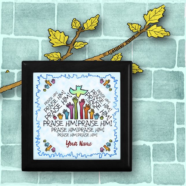 Praise Him Hands christian gift box (Creator Uploaded)