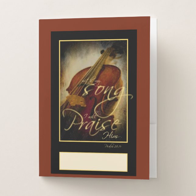 Praise Him Pocket Folder (Front)