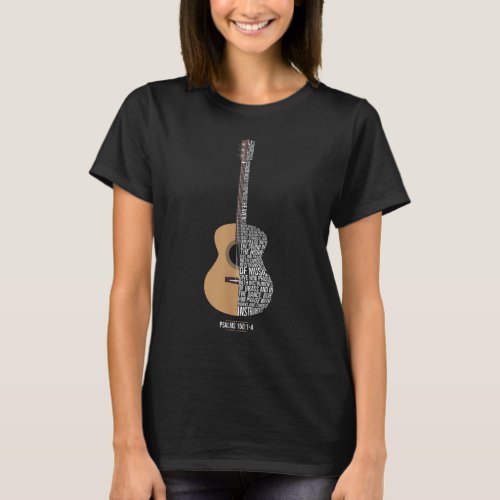 Praise him with strings _Psalm 150_ Acoustic T_Shirt