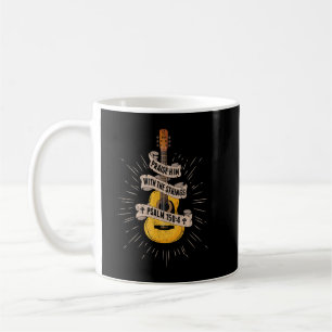 Praise Him With The Strings Jesus Acoustic Guitar Coffee Mug