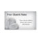 Praise the Lord Christian Business Card with rocks