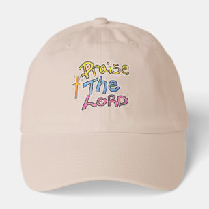 ‘Praise the LORD’ Christian Quote with Cross Hat