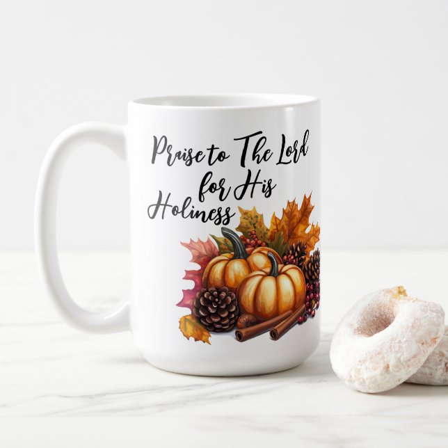 Praise The Lord Coffee Mug (With Donut)