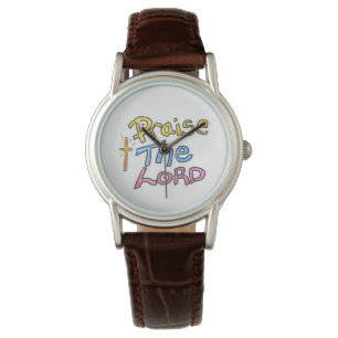 Praise the LORD Colorful Christian Ladies Watch