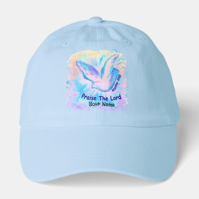 Praise the Lord Dove Christian Hat (Front)