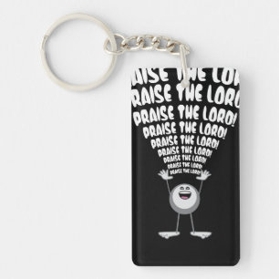 Praise The Lord Emoji Keychain