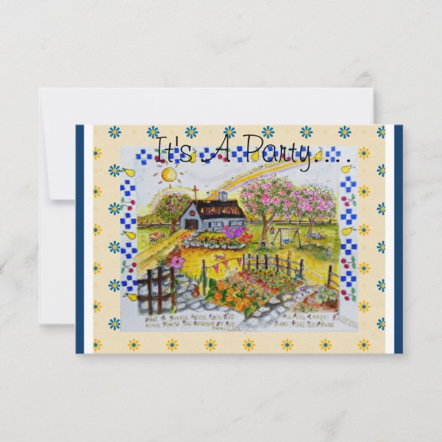 Praise the Lord invitation (Front)