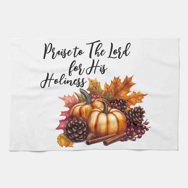 Praise The Lord Kitchen Towel (Horizontal)