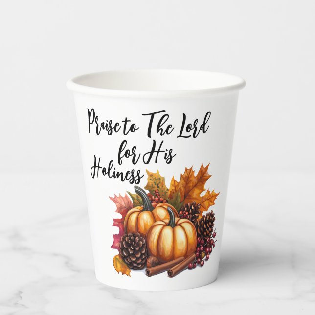 Praise The Lord Paper Cups (Front)