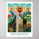 Praise The Lord, Psalm 148, 18x24&quot; Poster at Zazzle
