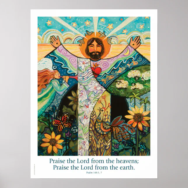 Praise The Lord Psalm 148 18x24 Poster Zazzle praise-the-lord-psalm-148-18x24-poster-zazzle