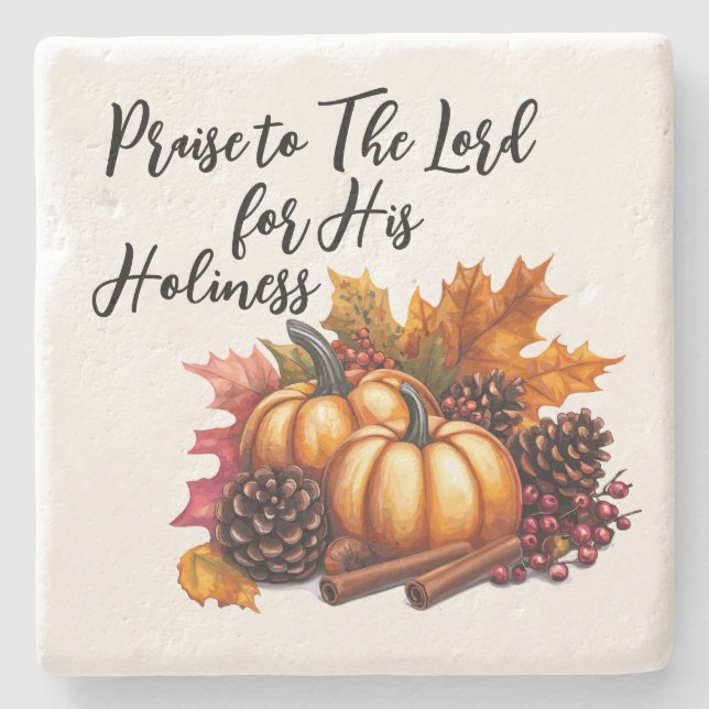 Praise The Lord Stone Coaster (Front)