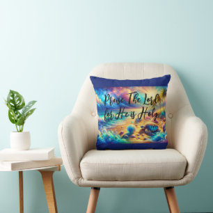 Praise The Lord Throw Pillow