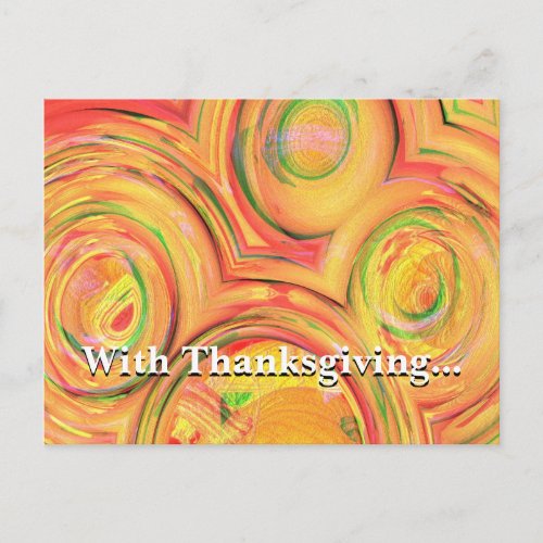 Praise the name of God Psalm 6930 Holiday Postcard