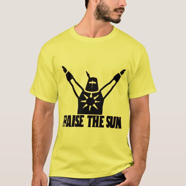 Praise the Sun Knight Solaire T-Shirt (Front)