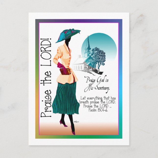 Praised the Lord Postcard (Front)