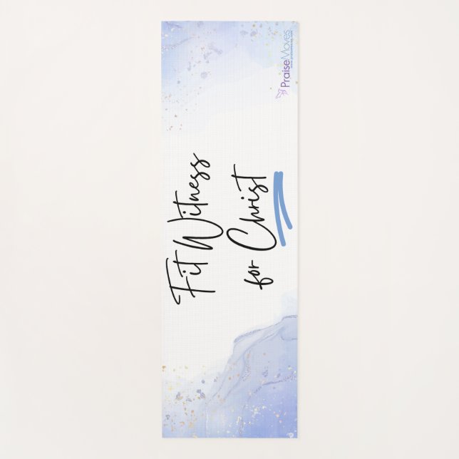 PraiseMoves Exercise Mat - Light mat (Front)