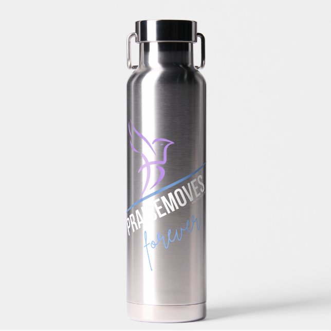 PraiseMoves Water Bottle (Front)