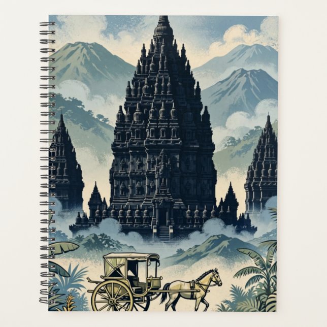 Prambanan Hindu Temple Java Indonesia Planner (Front)