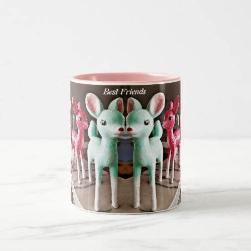 Prancer  Vixen Friendship Two_Tone Coffee Mug