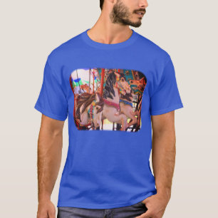 Prancing Carousel Horses  T-Shirt