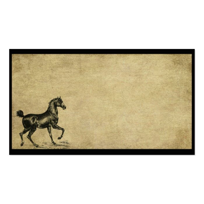 Prancing Horse  Prim Biz Cards Business Card Templates