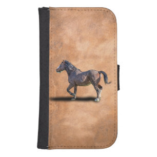 PRANCING HORSE SAMSUNG S4 WALLET CASE