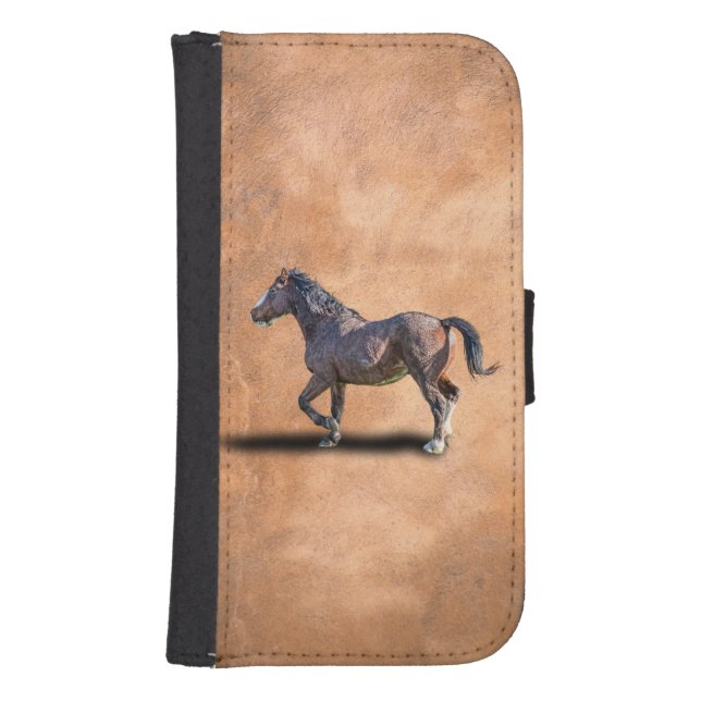 PRANCING HORSE SAMSUNG GALAXY WALLET CASE (Front)