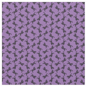 Prancing Horse Western Equestrian CUSTOM COLOR Fabric