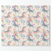 Prancing Horses Wrapping Paper (Flat)