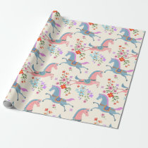 Prancing Horses Wrapping Paper