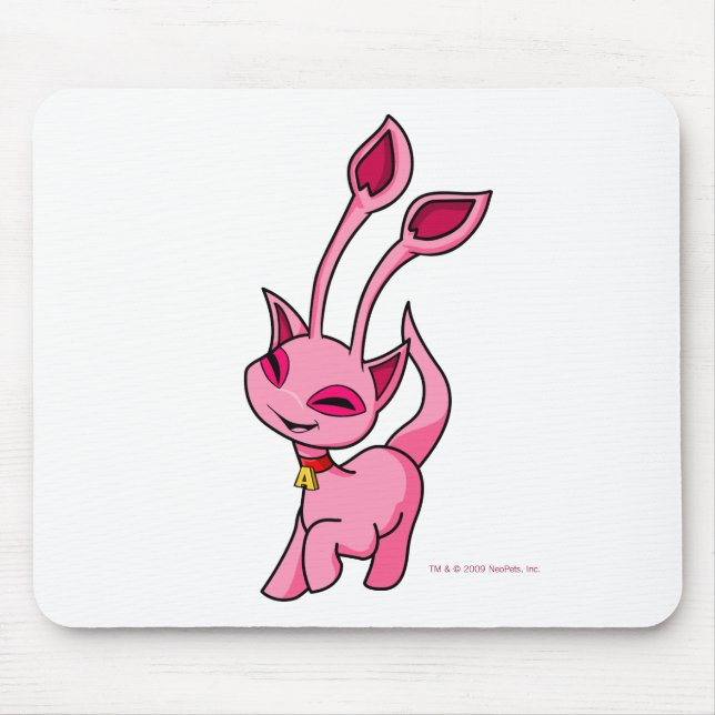 Prancing pink Aisha Mouse Pad (Front)