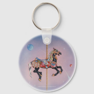 PRANCING PONY CAROUSEL KEYCHAIN