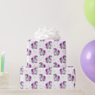 Prancing Unicorns  Wrapping Paper