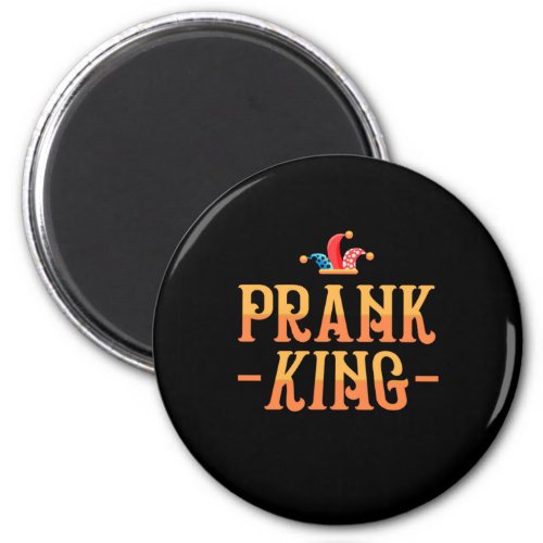 Prank King Clown Jokes Humor Gift Magnet