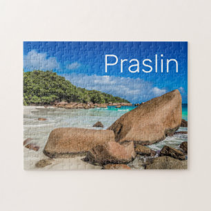 Praslin Seychelles Island Anse Lazio Beach Gift Jigsaw Puzzle