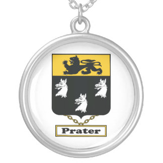 Prater Family Crest Silver Plated Necklace
