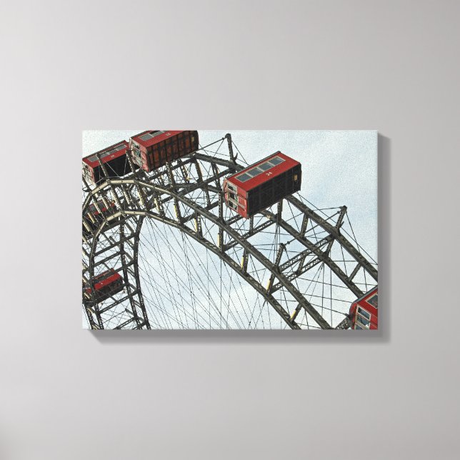 Prater Ferris wheel, Vienna, Austria Canvas Print (Front)
