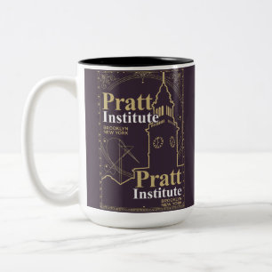 Pratt institute Two-Tone coffee mug