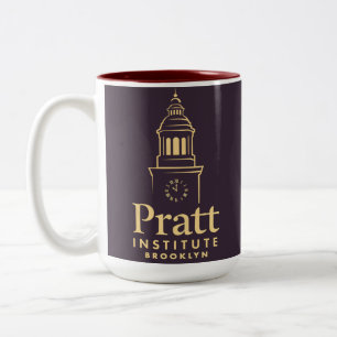 Pratt institute Two-Tone coffee mug