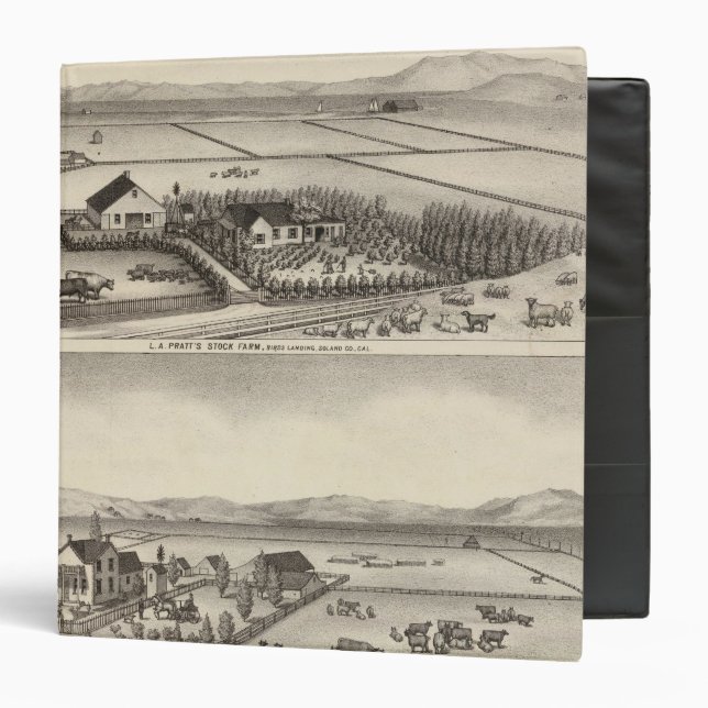 Pratt, Stewart farms 3 Ring Binder (Front/Inside)