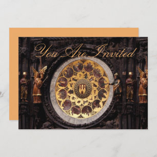 Prauge Clock Decoration Invitation