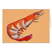 Prawn shrimp seafood kitsch art (Front Horizontal)