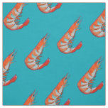prawn / Shrimp seafood kitsch Fabric