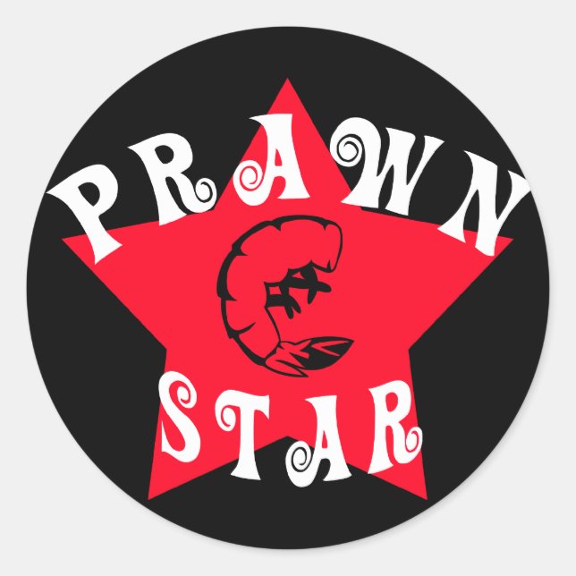 Prawn Star Classic Round Sticker (Front)
