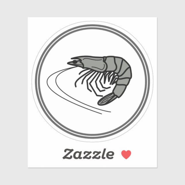 Prawn Sticker | Fish Prawn Crab Game Collection (Sheet)