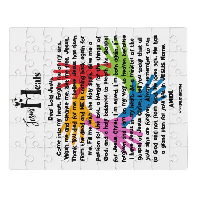 Pray 1st JESUS HEALS SOUL WINNERS Jigsaw Puzzle (Puzzle Horizontal)