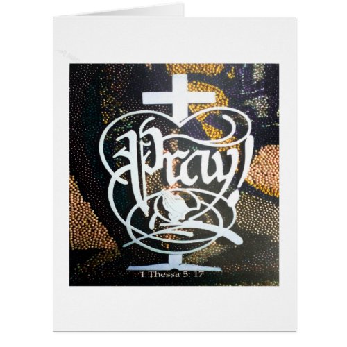 Pray 2 Post card