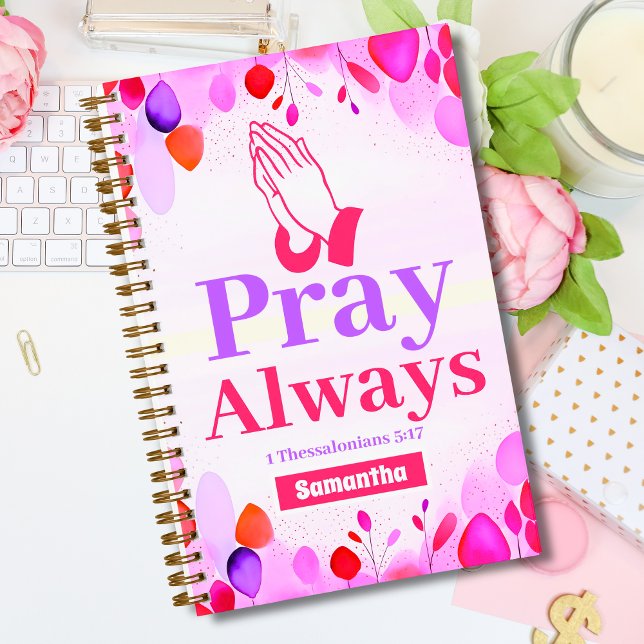Pray Always Boho Christian Teen Girl Journal (Creator Uploaded)