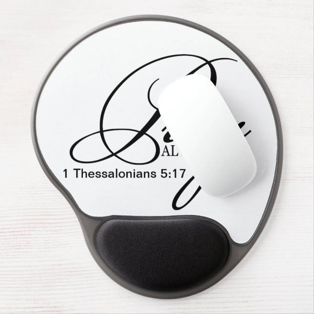 Pray Always Custom Gel Mousepad (Left Side)